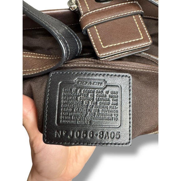 Y2k Coach Soho Small Flap Leather Shoulder Bag Chocolate Brown NWT 2005 - Picture 10 of 11